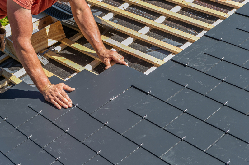 Commercial roofing project