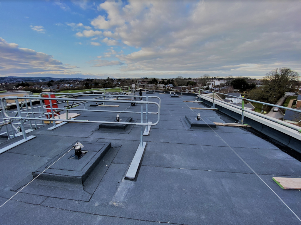 Commercial roof inspection