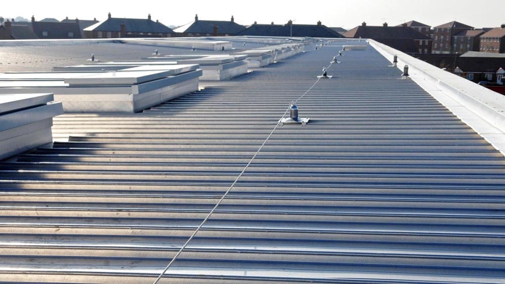Flat roofing system
