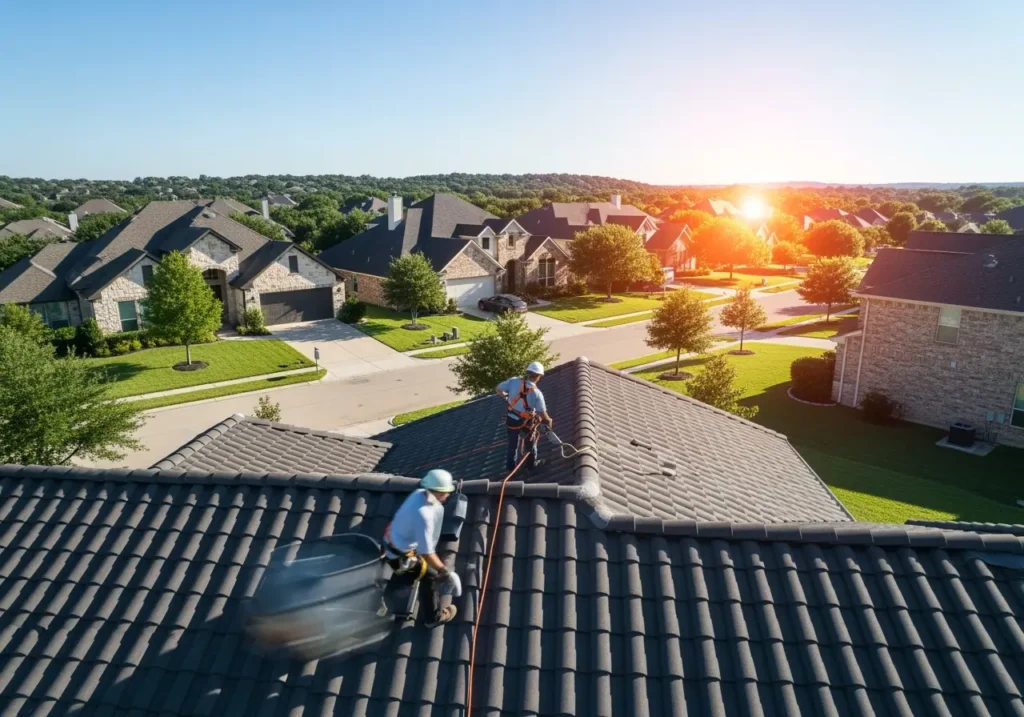 Roof repair service