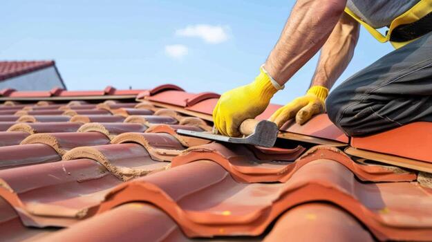Residential roof damage